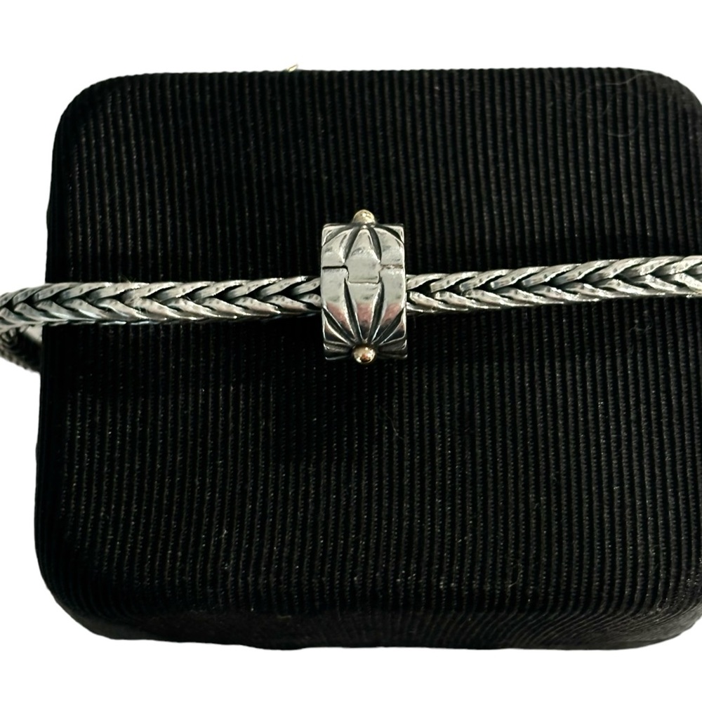 Pandora Sterling Silver 14k Sunburst Clip Charm, Retired